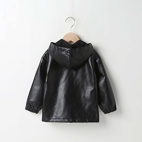 Kids Coats Boys Winter 5t Fall Winter Fashion Leather Coat Loose Casual Jacket Top 4t Winter Jacket Boys2