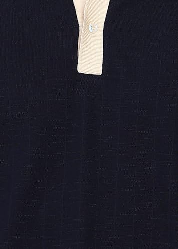 Image of Alan Jones Clothing Men's Textured Cotton Rich Polo T-Shirt | Classic Short Sleeve Polo for Casual Wear