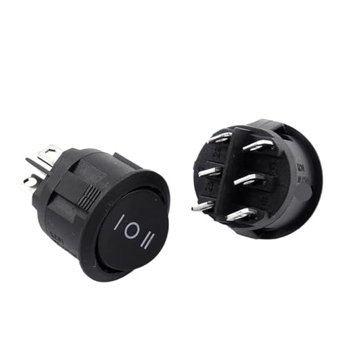 Interrupteur interrupteurs à bascule ronds 23mm 6 broches inverseur