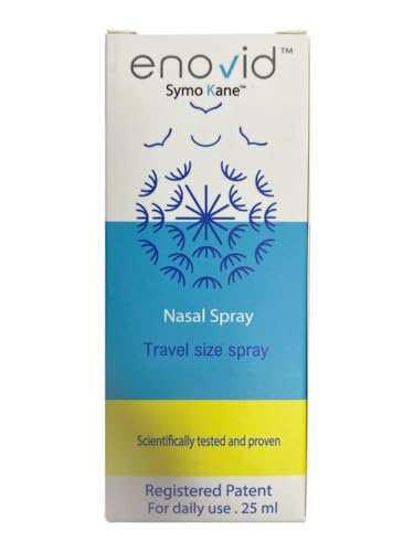 Symo Kane Enovid@ Travel Size Nasal Spray Daily Protection You Trust Natural and Revolutionary Protection Nasal Spray Great for Daily use Chemical Free Cruelty-Free 0.845 fl oz - Pack of 1