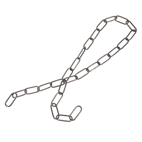 Homoyoyo Cadena para Lámparas de Techo de Hierro de 1 Metro, 4 MM de Grosor, Soporte Máximo 20 Kg, Apta para Uso Comercial y Colgar Objetos