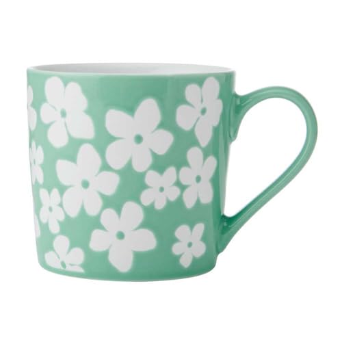 Image of MIKASA Wax Resist Blue Flower 360ml Mug