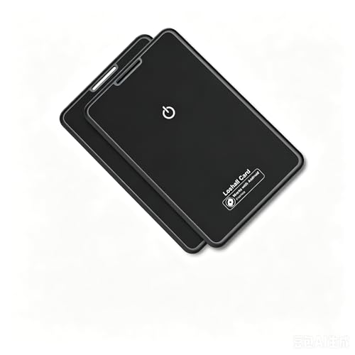 Image of 2 Pack Wallet Tracker Card for Android Bluetooth Tracker Work with Google Find Hub(Android Only), IP68 Waterproof, Item Finder for Bags, Keys, Passport