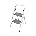Produktbild siwitec Klapptritt aus Stahl mit 2 Stufen, klappbarer Tritthocker, Klapphocker 150kg