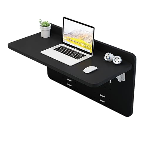 Genérico Mesa Plegable de Pared, Mesa de Comedor Estable y Resistente, Mesa de Pared de Escritorio pequeña, Banco de Trabajo de Estudio, Organizador de estantes flotantes con Soportes Resistentes par