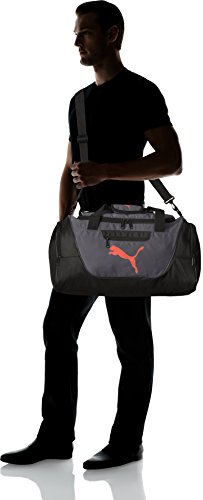PUMA Men's Contender Duffel, Black/Red, One Size