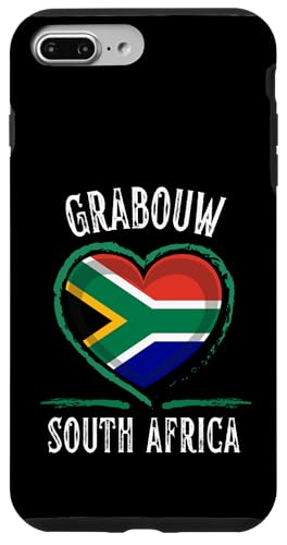 South Africa Flag Heart Grabouw City Case for iPhone 7 Plus/8 Plus