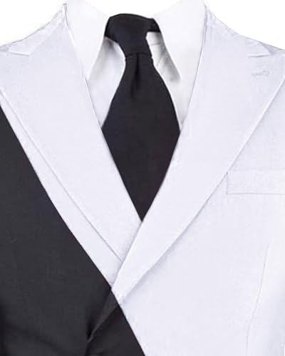 Men's 2 Colors Stitching Suit Jacket Doube Breasted Notch Lapel Blazer Slim Fit Mens Coat2