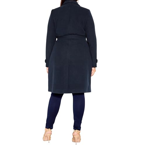 City Chic Women's Plus Size Coat - So Sleek2