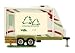Camper Trailer Picture Frame, Collectible Lodge Decor, 2x3, 5.5-inch