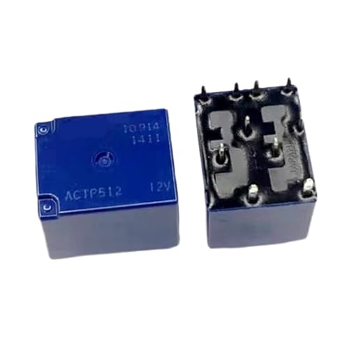 Relais ACTP512 12V 10 pieds en lot de 2 pièces pour circuit imprimé automobile