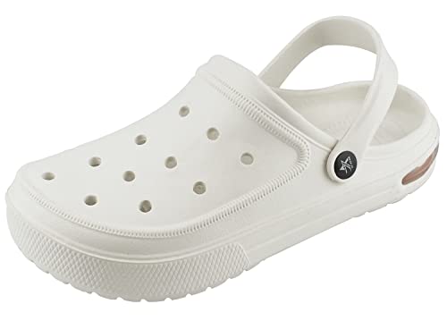 Sabots de plage respirants antidérapants pour femme avec support aérien, Homme, blanc, 43 EU Cover