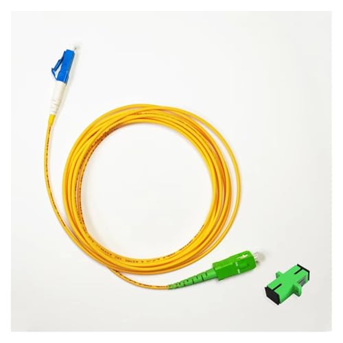 Equipos de comunicación Cable de conexión de fibra óptica 2M/3M/5M (2,0 mm) 2M/10M (3,0 mm) SC/APC a LC/UPC Cable de conexión óptica monomodo SC-LC Fibra óptica Puente de fibra óptica(2M 2mm SCLC Adap