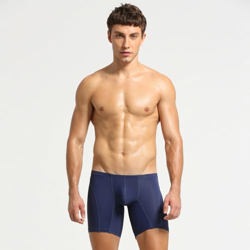 Men's Long Boxer Briefs - Ice Silk Breathable Cool Dry Mesh Underwear2