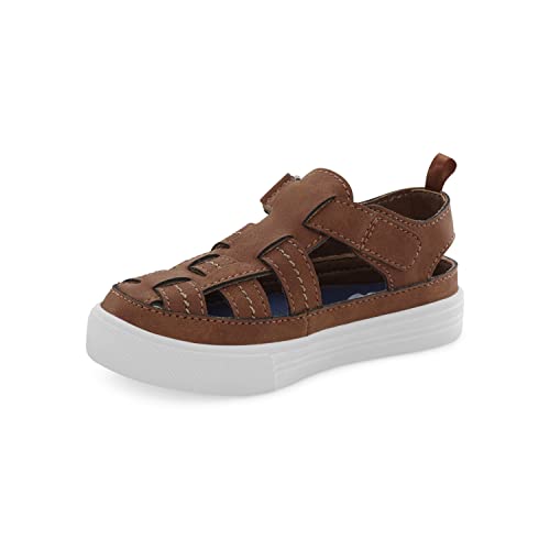 Oshkosh B'gosh Boy's Cilan Sandal, Brown, 10 Toddler #TOP30