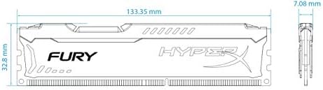 Kingston HyperX FURY 16GB Kit (2x8GB) 1866MHz DDR3 CL10 DIMM - Blue (HX318C10FK2/16), (Pack of 2) — view 6
