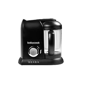 BEABA Babycook Solo 4 in 1 Baby Food Maker, Baby Food Processor, Steam Cook and Blender, Large Capacity 4.5 Cups, Cook…