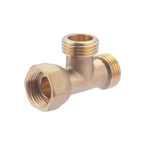 Té Laiton Mâle Mâle Femelle Ecrou Tournant à Visser 15x21 (1/2) NOYON & THIEBAULT