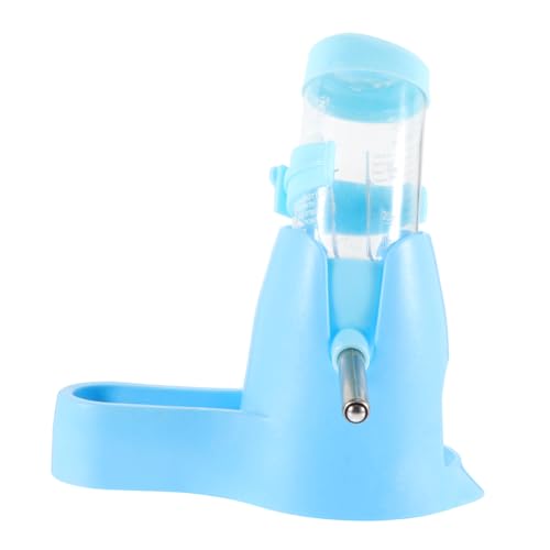 GRIRIW Botella De Agua para Hámster y Cobayas Fuente De Agua Automática De Soporte Incluido Diseño para Pequeños Roedores