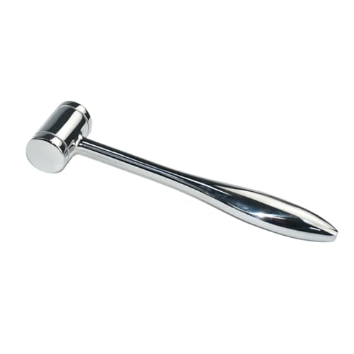 Dental Hammer Stainless Steel Handle Sliver Double-Head Extraction Tool