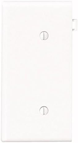 Leviton 905-PSE14-00W White Plastic Sectional Blank End Wallplate