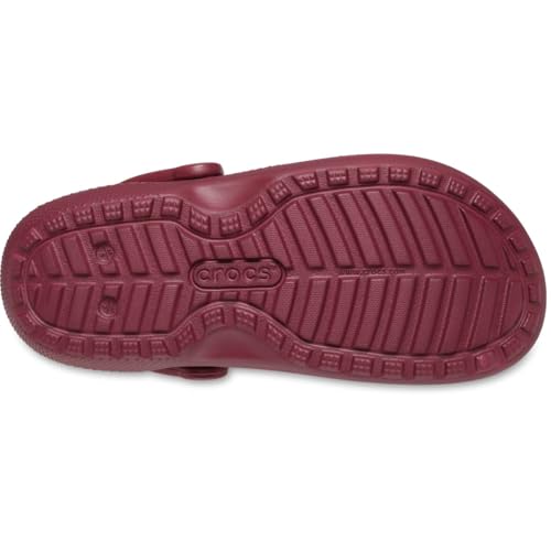 Image of Crocs Unisex-Adult 205324-643 Classic Lined Graphic Ii Clog Black Size:, Beetroot, 7 US Men / 9 US Women