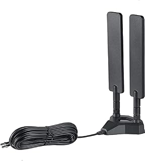 4G LTE Antenna Dual TS9 Aerial 9dBi Magnetic Base External Antenna Compatible with Vodafone EE O2 Three Netgear Nighthawk M1 MR1100 Huawei MiFi Mobile AT&T T-Mobile Hotspot 4G LTE Router, Supaerial