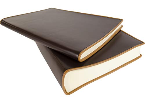 LEATHERKIND Cortona Agenda in Pelle Cioccolato, A4...