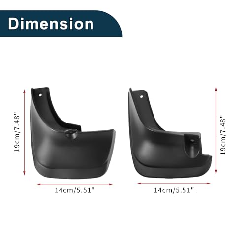 Image of Mud Flaps Splash Guards for Toyota Corolla AE110 Sedan Sedan 2000-2002 Front & Rear Mud Guards W /Mount Accessories