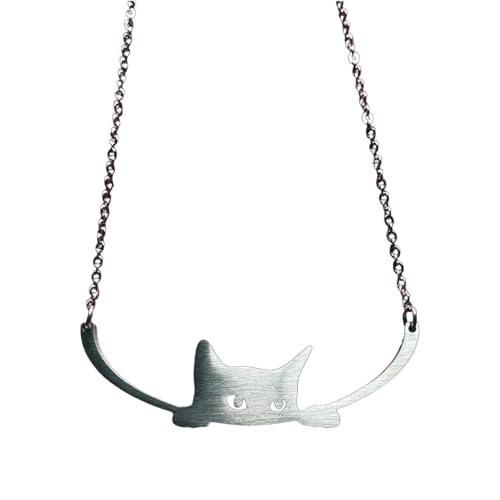 Stainless Steel Necklace | Pendant With Meaningful Message | Durable Handmade Jewelry Gift | Made In USA | 3 Kings, Dog, Cat, Butterfly, Cheers, Music, Nativity, Sleeping, Peeking, Dashund, Hot Dog