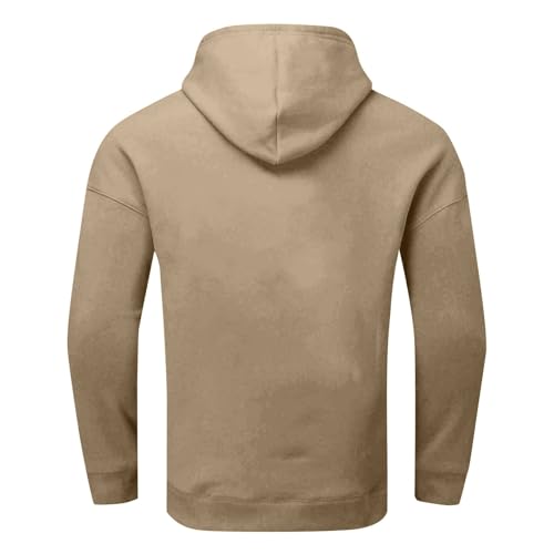 Hoodies for Men Print Pattern Drawstring Pullovers Long Sleeve Hooded Collar Sweatshirts Fleece Coats with Pockets3