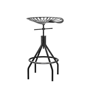 Industrial Tractor Seat Barstools Farmhouse Cast Iron Adjustable Counter Height Stools Swivel Kitchen Saddle Bar Stools Set of 2 Metal Black Brush Silver Dining Chair Industrial Tractor Seat Barstools Farmhouse Cast Iron Adjustable Counter Height Stools Swivel Kitchen Saddle Bar Stools Set of 2 Metal Black Brush Silver Dining Chair