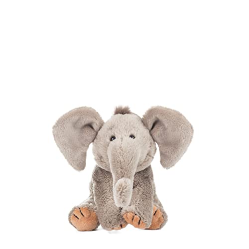 Plüsch Elefant „Sugar“ – Schaffer 4230 - Kuscheltier Elefant - weich & flauschig - Stofftier für Babys & Kinder ab 0 Jahren – Waschbar - Größe XS - 13 cm - grau