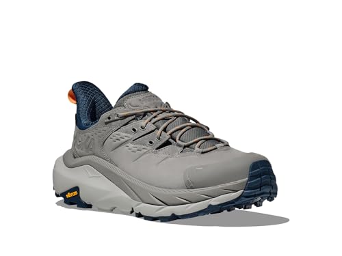 HOKA Kaha 2 Low Gore-Tex, Botas para Senderismo Hombre, Stardust, 42 EU