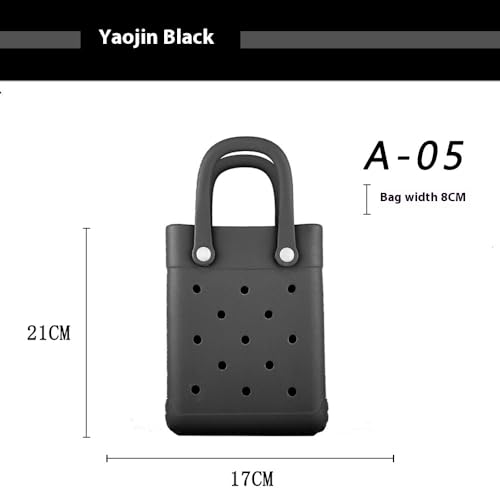 GBB Rubber Beach Bag X-Small Beach Tote Bag Waterproof Mini Tote Bag for the Boat Pool Sports Travel Bag Open Handbag2