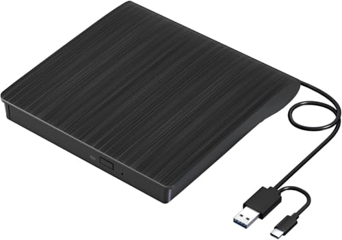 Unidad externa CD DVD USB 3.0 y Tipo C portátil miniatura 1