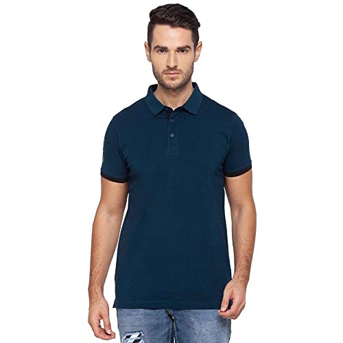 Image of Spykar Men's Solid Slim Fit T-Shirt