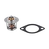 Emiif Thermostat for Kubota D750, D722, B1700, B2100, B2400, B5200, B6200, B7200, B8200, B9200, BX1800, KH-61,TG1860, T1600H, GF1800, G-5500S, Replacement for 15531-73014 and 15531-73010