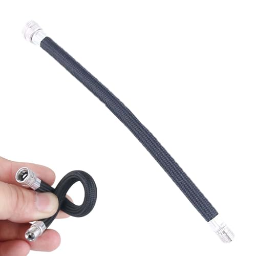 Tubo de extensión de bomba de ciclo, manguera de extensión de bomba para inflación de | Manguera de goma de tubo de bomba flexible para bicicleta, cochecito, remolque, caravana, motocicleta