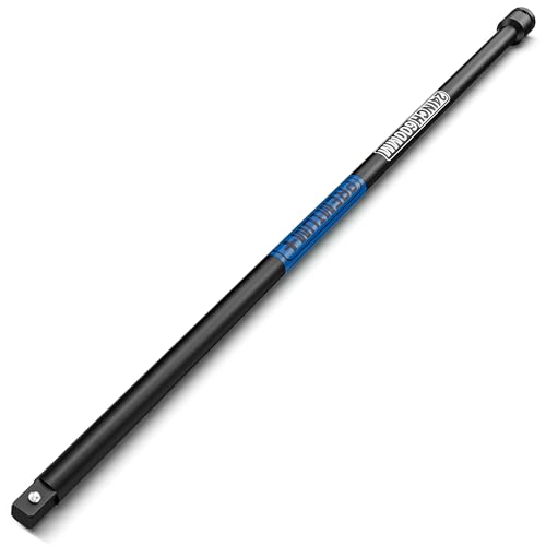 Image of 1 /2 inch Drive Impact Extension Bar, 24 Inch Length Socket Extension, CR-V Steel, Narrow and Deep Areas in Automobile Maintenance, Mechanical Assembly or Industrial Operations