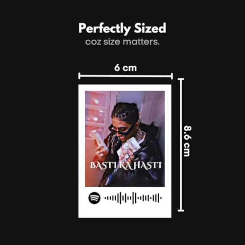 Image of MC Stan | MC Stan Songs Polaroids (Set of 15) | MC Stan's Insaan, Basti ka Hasti, Shana Bann Songs Mini Poster (8 x 6 cm) Posters for Phone Accessories, Bedroom, Office, room decoration (MC Stan)
