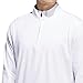 adidas Men's Ultimate365 Elevated Quarter-Zip Jacket, White, Large