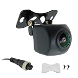 Broadwatch カメラ リアカメラ 後方 100万画素 AHD 防水コネクタ 航空コネクタ 鏡像 IP67防水 防塵 超広角 夜間撮影 カメラ角度調節可能 国内サポート （100万画素/鏡像）