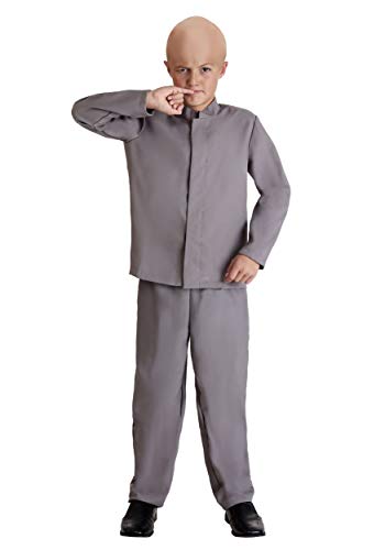 Disfraz infantil mini traje gris miniatura 2