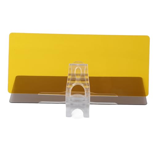 2 in 1 Anti Glare Sun Visor Day Night Dual Use Black Yellow Rotatable Resistant Universal by Srliya - Image 4