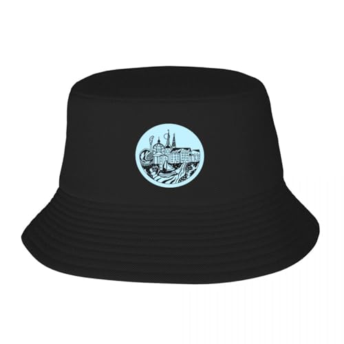 ZZQWSDSQQ Sombrero de Pescador en la Ciudad: Gorra de Lujo de Copenhague Gorra Personalizada Sombrero Esponjoso Sombreros de Mujer Regalo de cumpleaños para Hombres