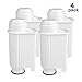 Produktbild 4 Pack Kaffeemaschine Wasserfilter, Vibeey Kaffeemaschinenfilterpatrone mit Aktivkohleenthärter, kompatibel mit der Brita Intenza+ Philips Saeco CA6702/00 CA6706/48 Gaggia Mavea Intenza