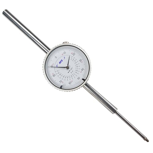 HFS Dial Indicator, 0-2" Range, 0.001" Graduation, 1/4" Lug Back