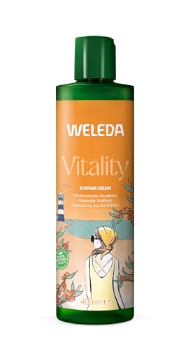 Weleda Vitality Shower Gel Sea Buckthorn Grapefruit Mandarin Body 400 mL