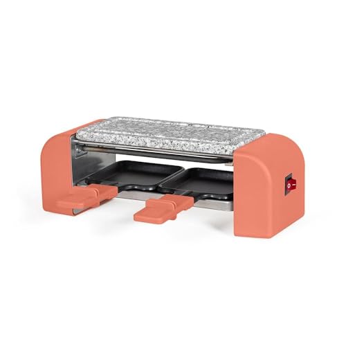 Livoo - Set à raclette 2 personnes Livoo X Marmiton DOC306-450W, 5 recettes inclus - sans PFAS